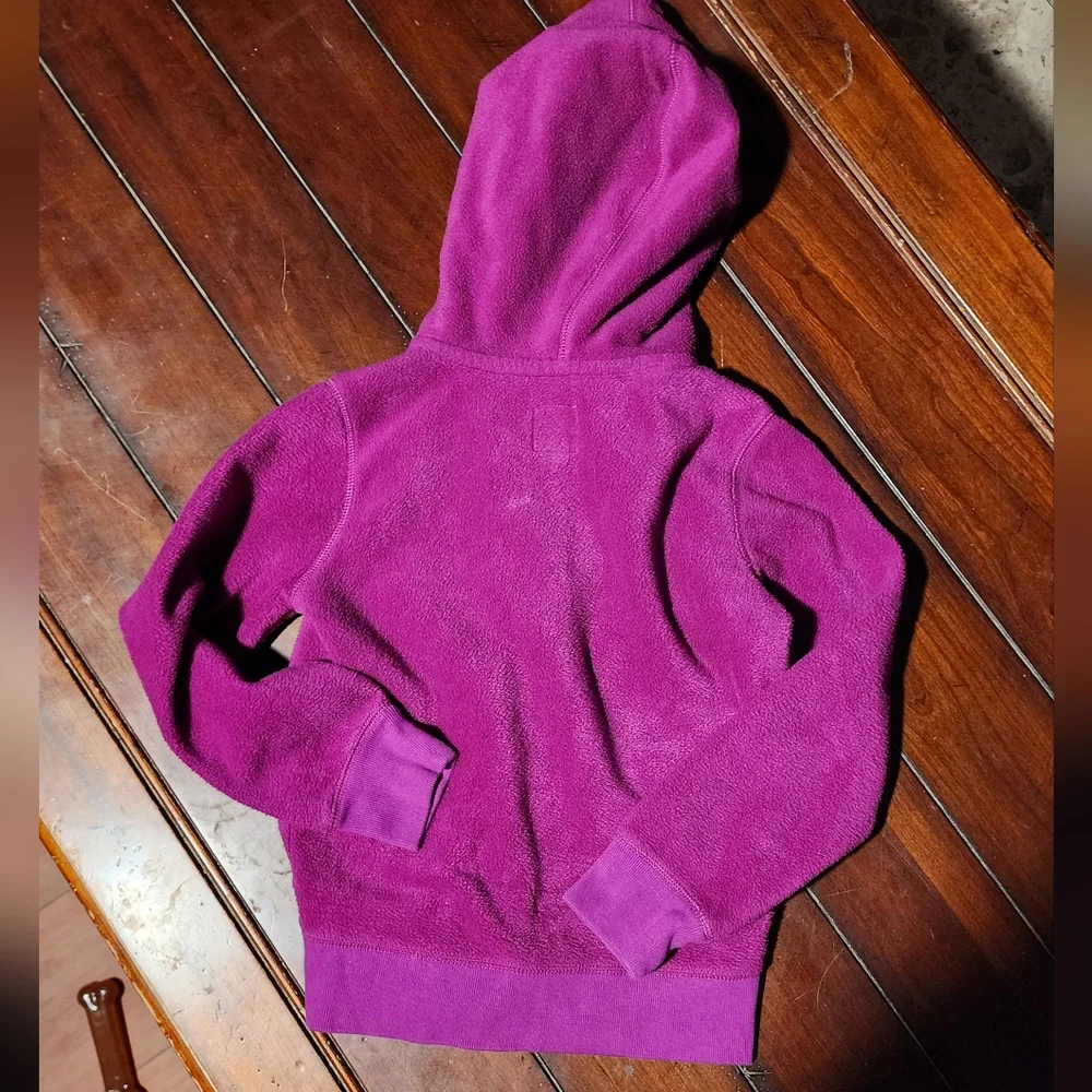 GAP Kids Magenta Fleece Hoodie Jacket